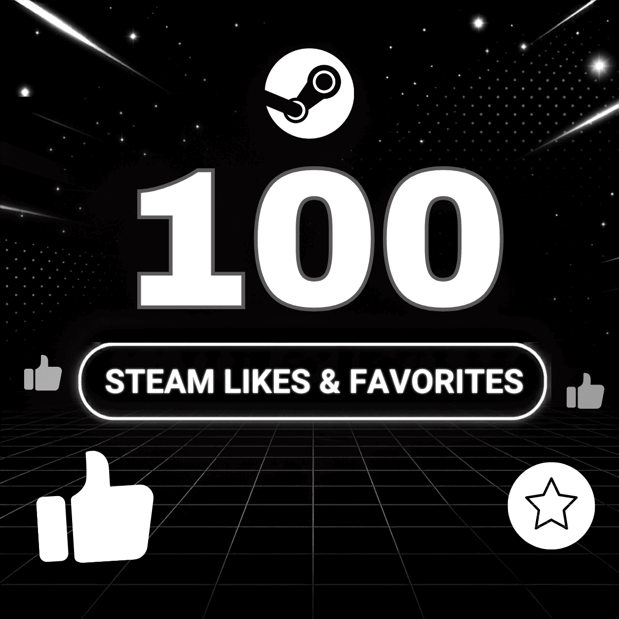 100 Likes & Favorites