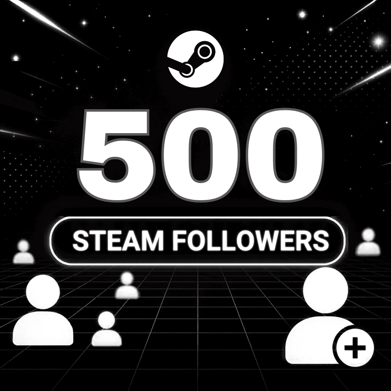 500 Steam followers
