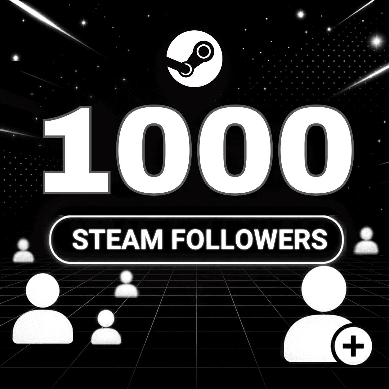 1.000 Steam followers