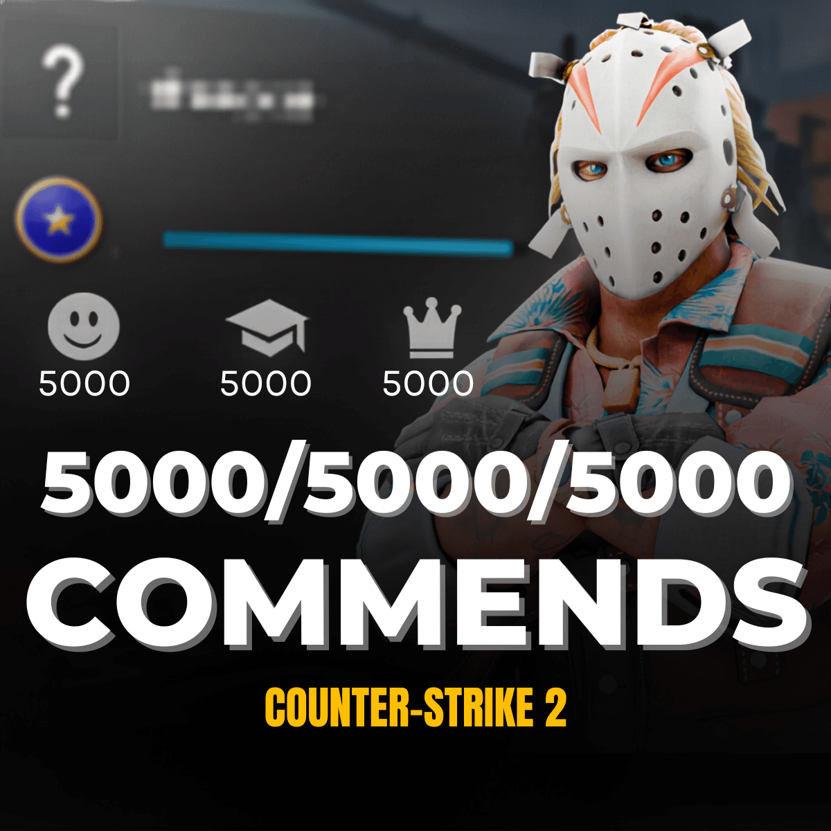 5.000 CS2 Commends