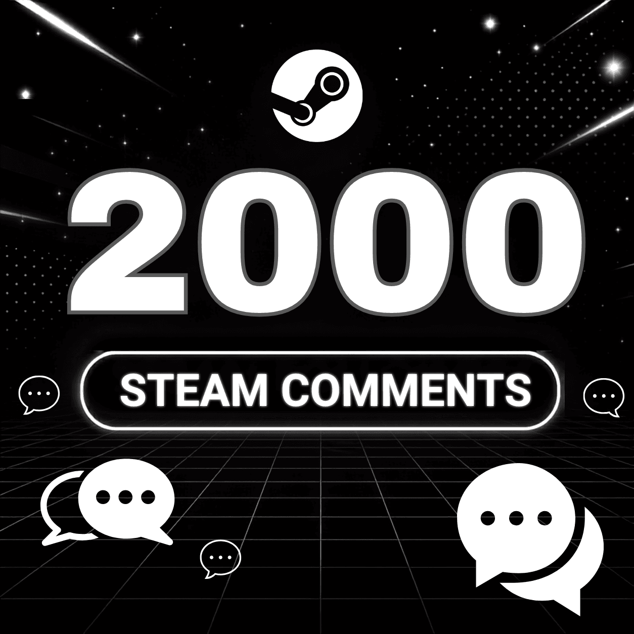 2.000 Steam Comments