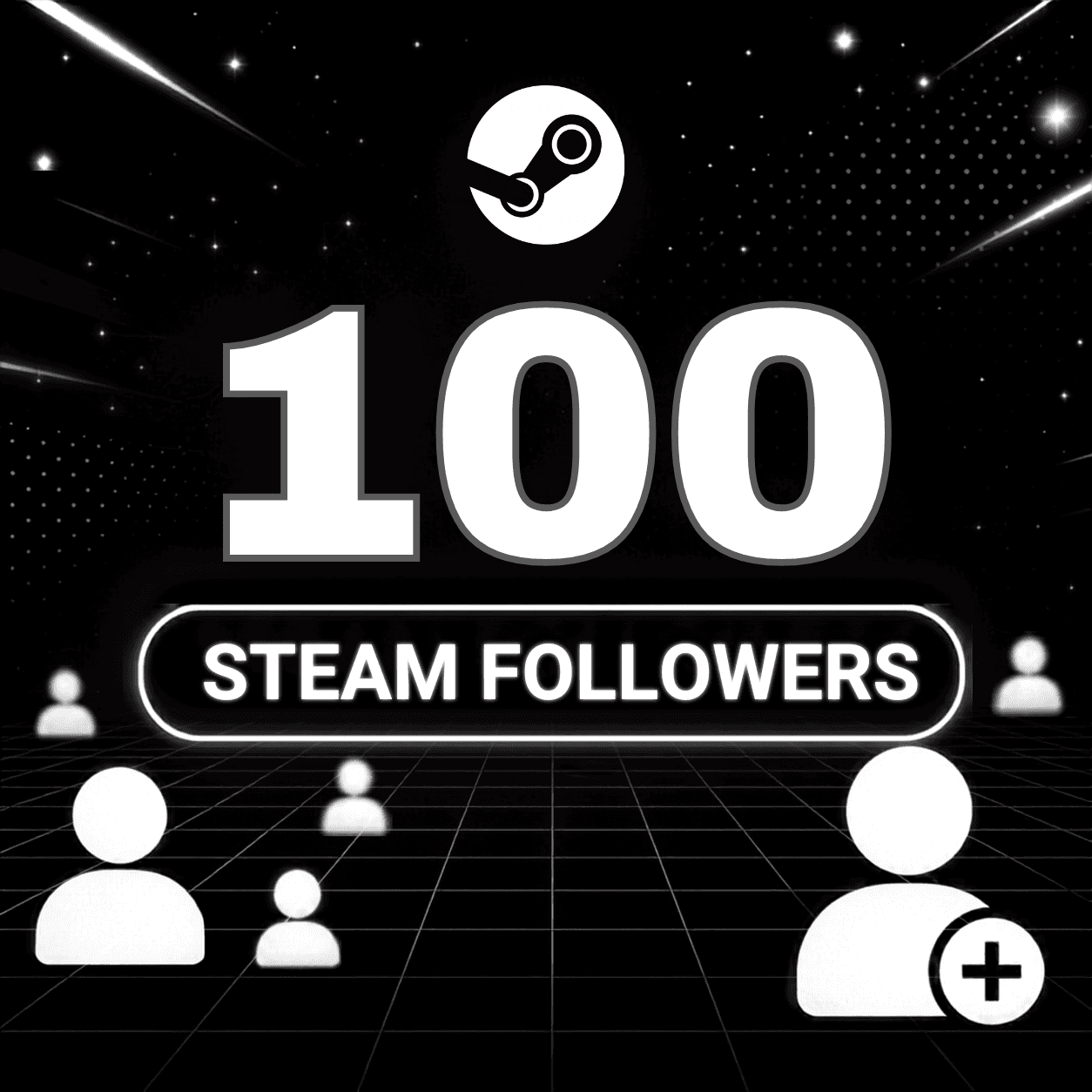 100 Steam followers