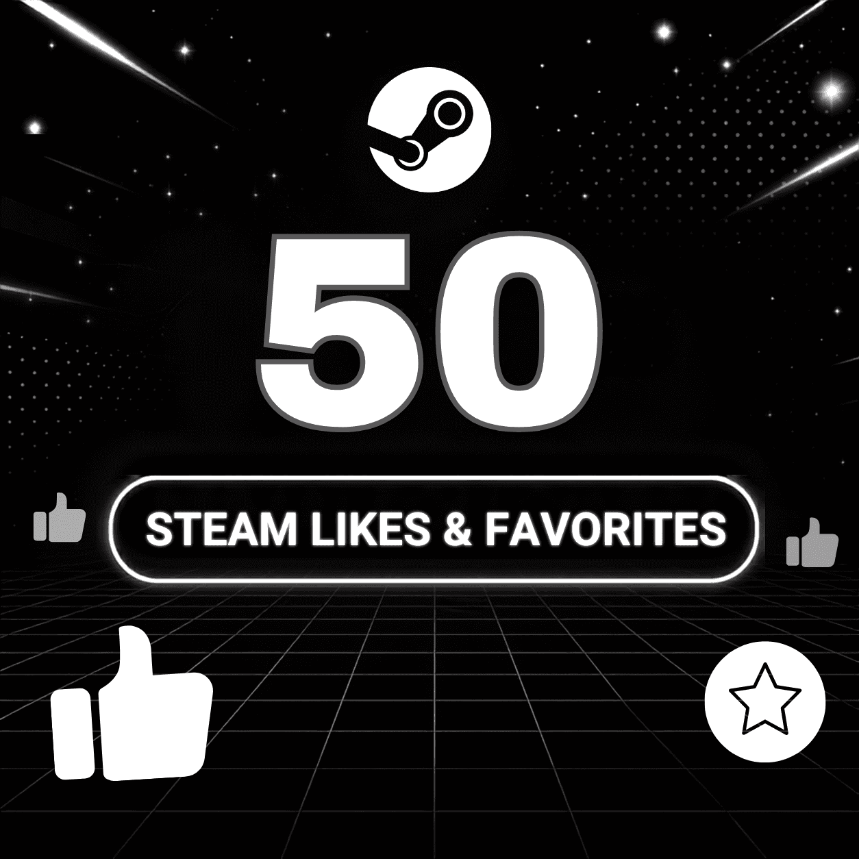 50 Likes & Favorites