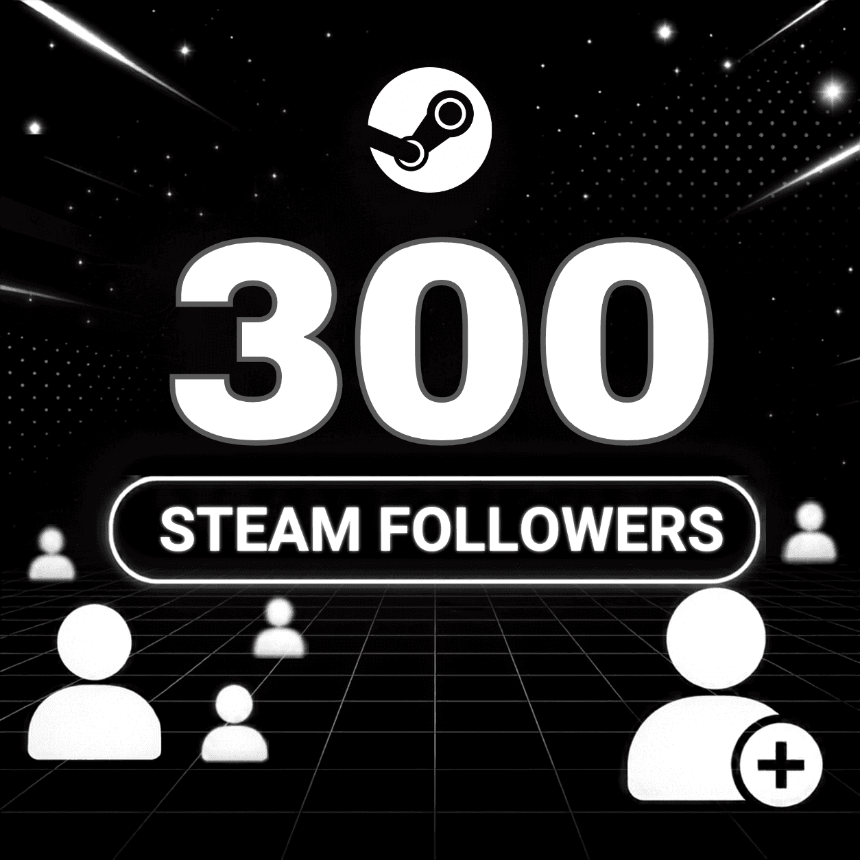 300 Steam followers
