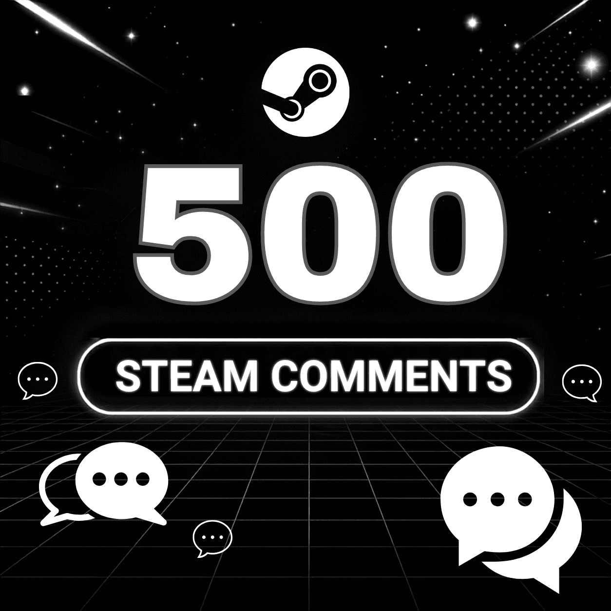 500 Steam Comments
