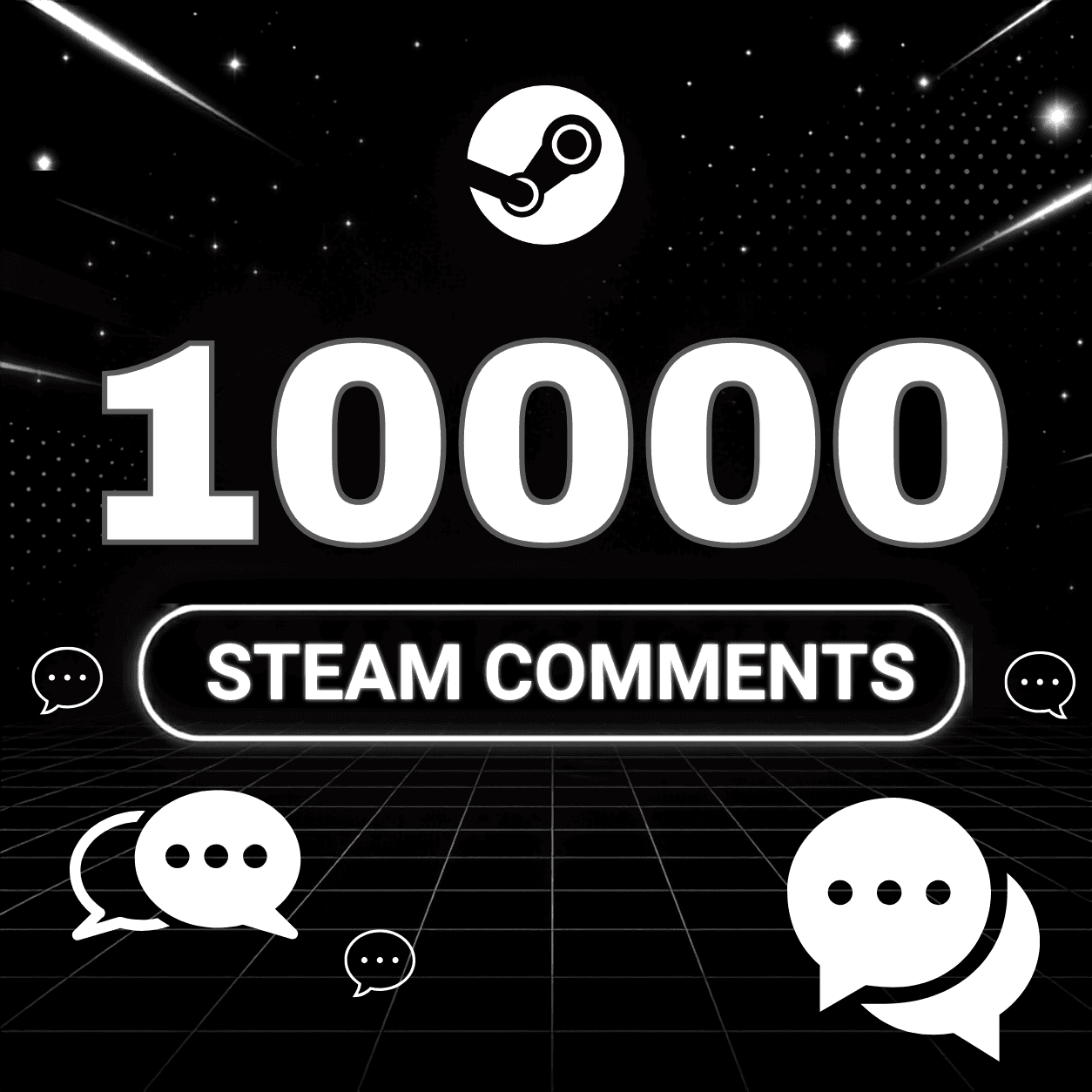 10.000 Steam Comments