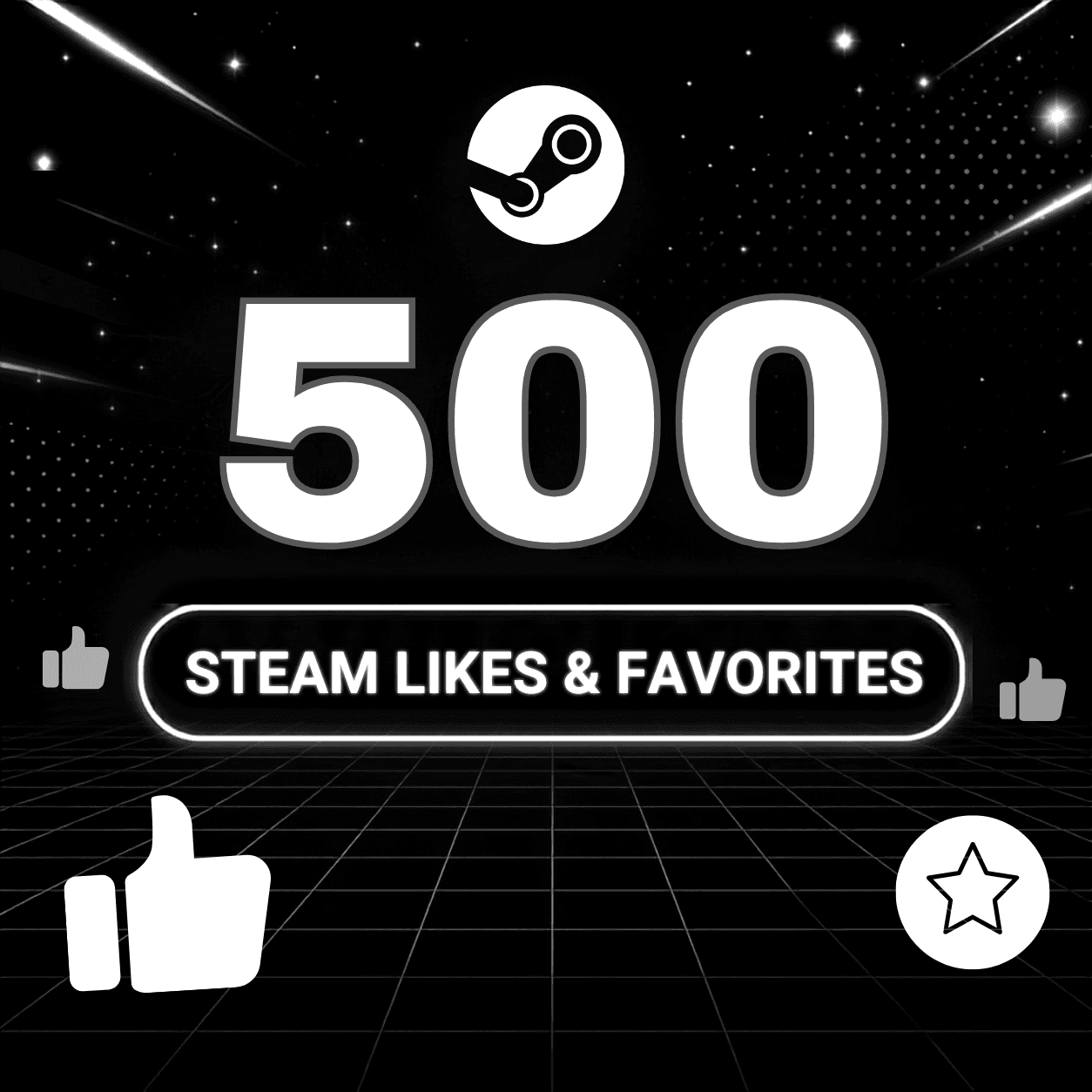 500 Likes & Favorites