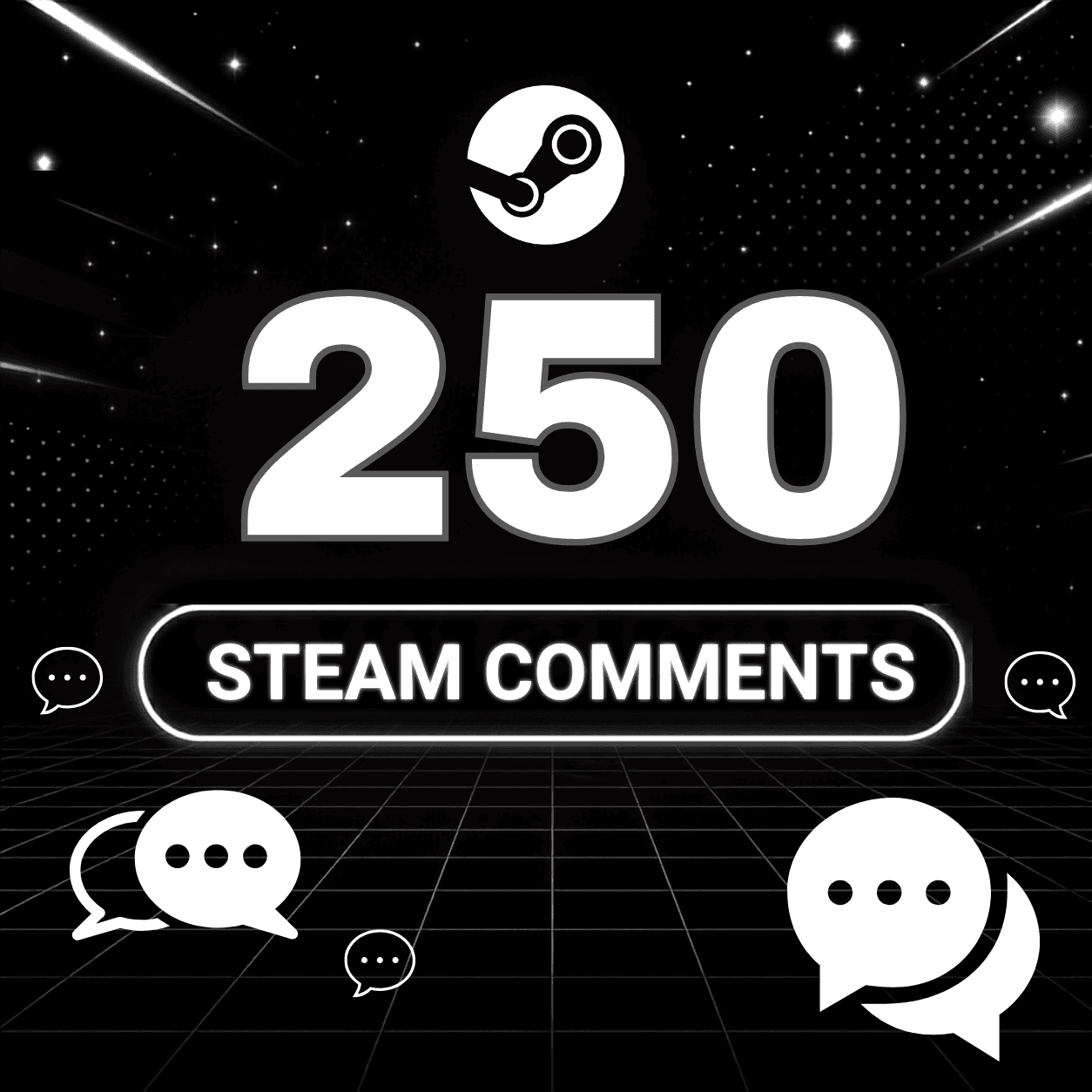250 Steam Comments